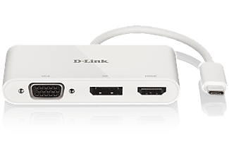 D-LINK DUB-V310 USB-C HUB 1xHDMI + 1xVGA + 1xDP adapter
