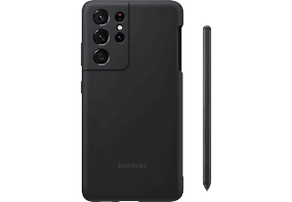 SAMSUNG Galaxy S21 Ultra Silicone Cover Met S Pen Zwart