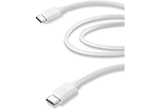 CELLULARLINE USB-C to USB-C USB Şarj + Data Kablosu 2 Metre Beyaz