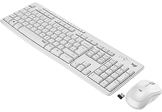 LOGITECH MK295 Sessiz Kablosuz Türkçe Q Klavye Mouse Seti - Beyaz