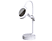 S-LINK SL-8740 Masa Üstü Ledli Fanlı Aynalı Makyaj ve Okuma Lambası Beyaz