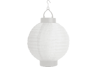 GARDEN OF EDEN 11399F-WH Szolár lampion, fehér, hidegfehér LED-es, 21 cm