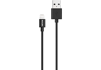 PHILIPS DLC3106V MFI USB-Lightning Şarj Kablosu 2m PVC Siyah