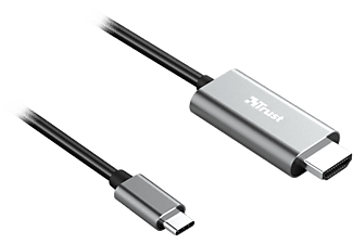 TRUST Calyx USB-C - HDMI átalakító kábel, 1,8m (23332)
