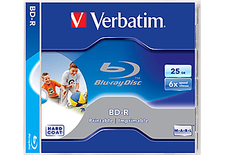 VERBATIM BD-R nyomtatható BluRay lemez, 25 GB, 1 db (43713)