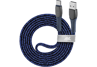 RIVACASE PS6102 USB-USB-C töltőkábel 1,2m, kék (RUK6102BL)