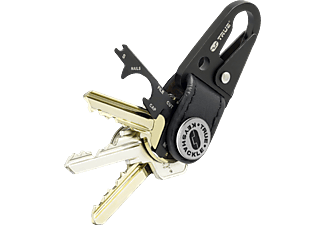 TRUE UTILITY Keyshackle karabineres bőr kulcstartó és multifunkciós szerszám (TU921)