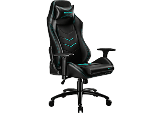 TESORO Alphaeon S3 gamer szék, fekete/ciánkék