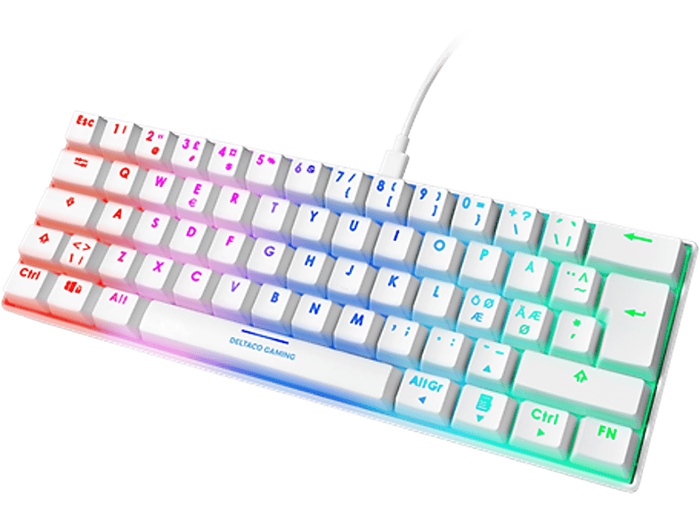 Deltaco Gam W Ch Gaming Tastatur Kabelgebunden Qwertz