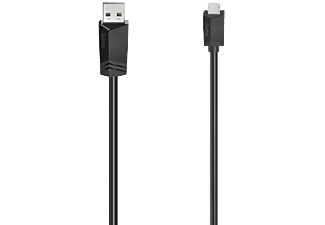 HAMA Micro USB adatkábel, USB 2.0, FEKETE 3M (200609)
