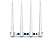 TENDA F6 Wi-Fi router, N300, 4 db antenna, 10/100 Mbit RJ45 portok