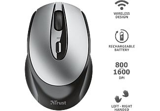 TRUST 23809 Zaya WRL Şarj Edilebilir Kablosuz Mouse Siyah