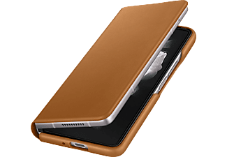 SAMSUNG Galaxy Z Fold3 Leather Flip Cover Bruin