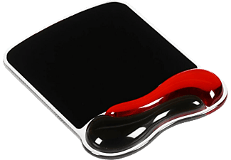 KENSINGTON Zselés egéralátét csuklótámasszal, piros-fekete (62402)