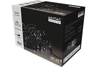 ENTAC Karácsonyi IP44 180 LED, füzér, meleg fehér, 14m (ECL-180-WW)