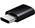 SAMSUNG EE-GN930K Type-C to Micro USB 3'lü Adaptör Siyah