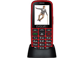 EVOLVEO EASYPHONE EP550 SingleSIM Piros Kártyafüggetlen Mobiltelefon