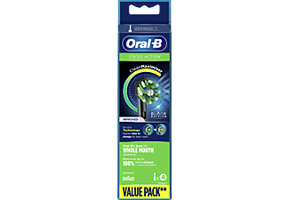 ORAL-B EB50BK-4 Cross Action Black pótfej, 4db, Rainbow