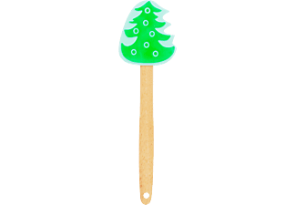 FAMILY CHRISTMAS 57527A Szilikon spatula - karácsonyfa - 29 x 7,6 cm