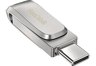 SANDISK Ultra Dual Drive Luxe USB Type-C 64GB USB 3.1 Gen 1 Taşınabilir USB Bellek Gri