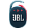 JBL Clip 4 bluetooth hangszóró, kék-rózsaszín