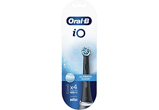 ORAL B iO Ultimate Clean Diş Fırçası Yedek Başlık 4'lü Siyah