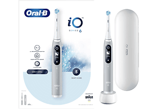 ORAL B iO 6 Şarjlı Diş Fırçası Gri+Seyaht Kabı