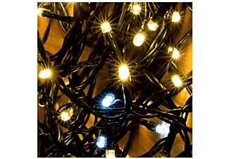 CHRISTMAS LIGHTING Fényfüzér, 200 db LED, hideg- és melegfehér (KKL 200F/WH)