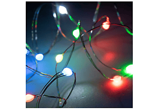 CHRISTMAS LIGHTING MicroLED-es fényfüzér, 100db RGB LED, 10 méter, távirányító (ML 112 RGB)