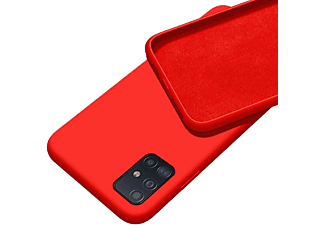 CASE AND PRO Premium szilikon tok, Samsung A22 5G, piros (CEL-PREM-SAM-A225GR)