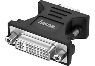 HAMA FIC VGA-DVI adapter, VGA 15pin dugó - DVI-I DualLink aljzat (200341)