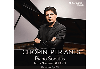 Javier Perianes - Chopin: Piano Sonatas No. 2 "Funeral" & No. 3, Mazurkas Op. 63 (CD)