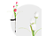GARDEN OF EDEN 11721 Leszúrható szolár virág - piros, fehér tulipán, RGB LED - 70 cm - 2 db / csomag