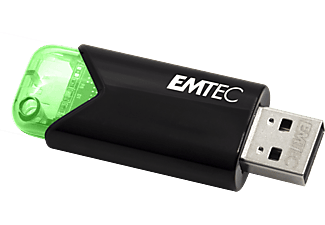 EMTEC B110 Click Easy Pendrive, 64GB, USB 3.2, fekete-zöld (ECMMD64GB113)