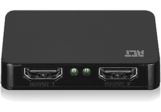 ACT HDMI 1.4 elosztó, 1 bemenet 2 kimenet, 4K, 3D, 3840x2160 30Hz (AC7835)