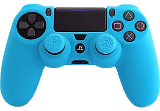 FR-TEC Szilikon tok + hüvelykujj csúszásgátló PlayStation 4 kontrollerhez, kék