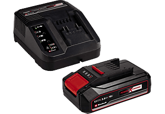 EINHELL Power-X-Change kezdőcsomag, akkumulátor és töltő, 18V/2,5Ah + Power X-Charger 3A (4512097)