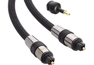 EAGLE CABLE 100821015 Deluxe Optikai kábel, 3,5 mm-es jack adapterrel, 1,5 m