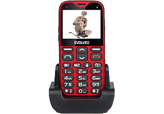EVOLVEO EP-650 EASY PHONE XG Piros Kártyafüggetlen Mobiltelefon