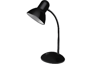 AVIDE Basic asztali lámpa, simple, +LED fényforrás E27 foglalattal, fekete (ABLDLS-B-BULB)