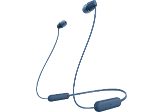 SONY WI-C100L vezeték nélküli Bluetooth fülhallgató mikrofonnal, kék
