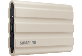SAMSUNG T7 Shield hordozható SSD, 2TB, USB 3.2, bézs (MU-PE2T0K/EU)