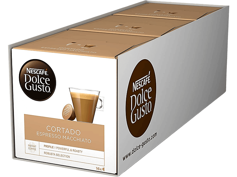 Cápsulas monodosis Nescafé Dolce Gusto Cortado Espresso Macchiato 3