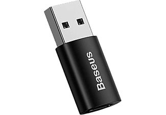 BASEUS Ingenuity Mini OTG Adaptör USB 3.1 to Type-C Dönüştürücü Siyah