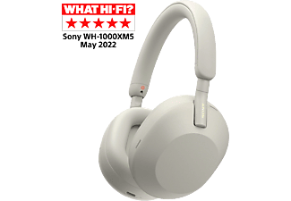 SONY WH-1000XM5S vezeték nélküli, zajszűrős fejhallgató, Bluetooth, ezüst