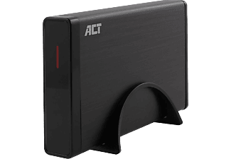 ACT külső merevlemez ház, 3,5"-os, SATA, alumínium, USB 3.2 Gen1, tápegység, fekete (AC1400)