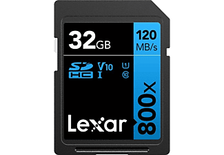 LEXAR Professional 800x 32GB 120MB/s Okuma 45MB/s Yazma C10 V10 U1 SD Kart