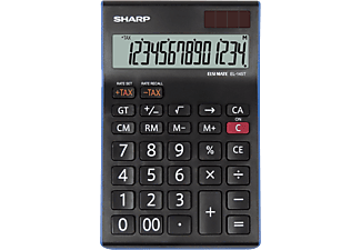 SHARP EL 145 TBL számológép, fekete