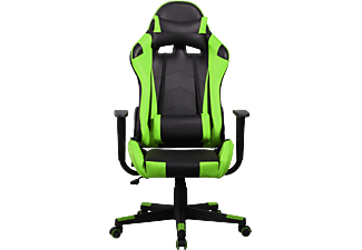 IRIS GCH201 Gaming szék, fekete-zöld (GCH201BE)