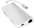 SATECHI Alumínium Type-C Multi-Port adapter, HDMI 4K, 3x USB 3.0, MicroSD, LAN, ezüst (ST-TCMAS)